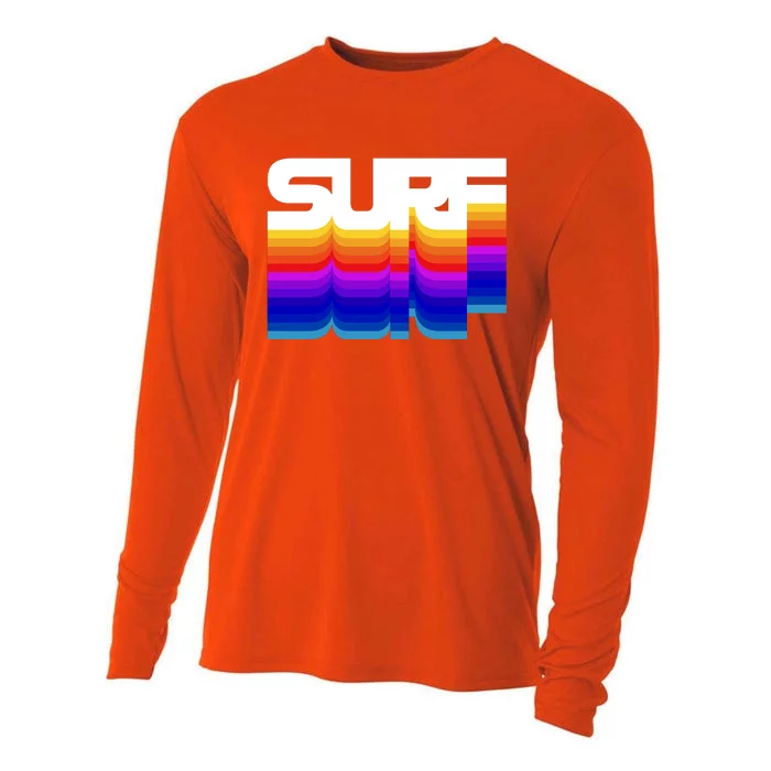 Retro Surf Cooling Performance Long Sleeve Crew