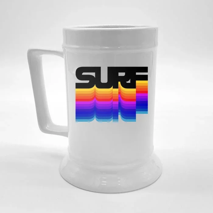 Retro Surf Front & Back Beer Stein