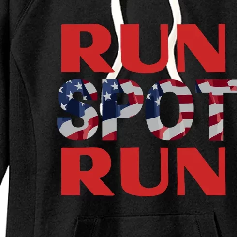 Run Spot Run Trump Women's Fleece Hoodie