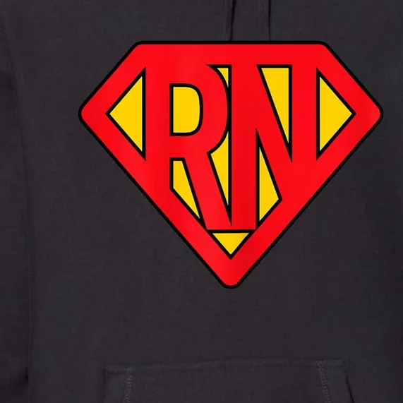 Rn Superhero Registered Nurse Hero Premium Hoodie