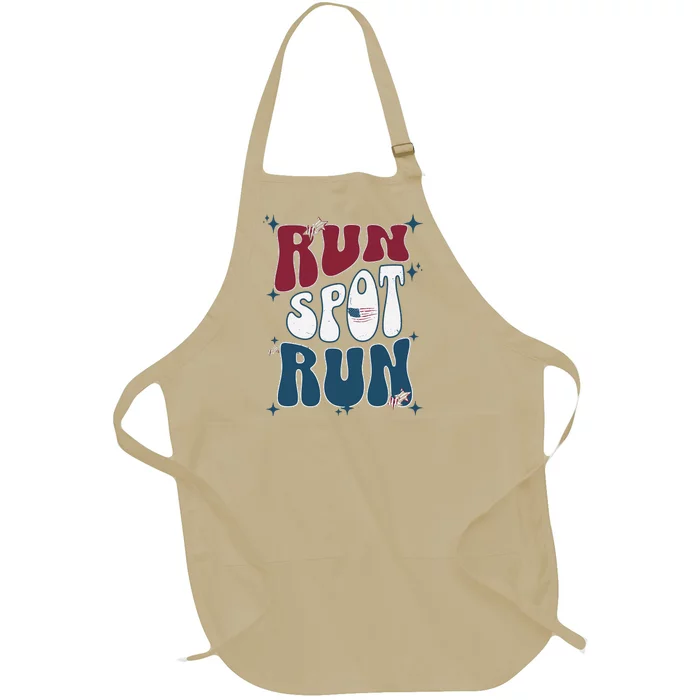 Run Spot Run Election Full-Length Apron With Pocket