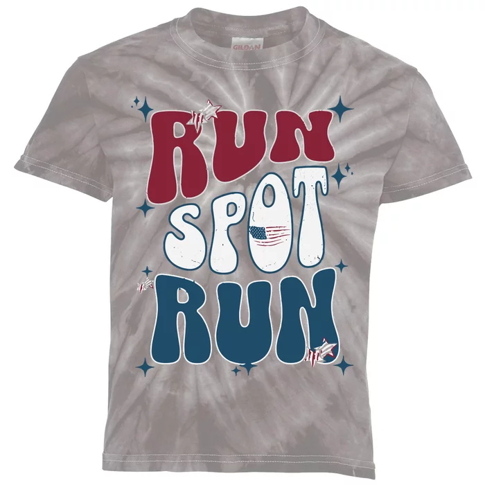 Run Spot Run Election Kids Tie-Dye T-Shirt