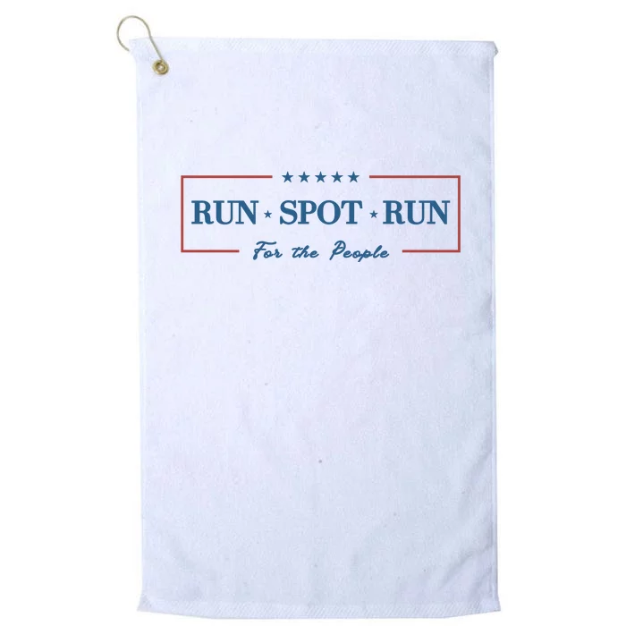 Run Spot Run Platinum Collection Golf Towel