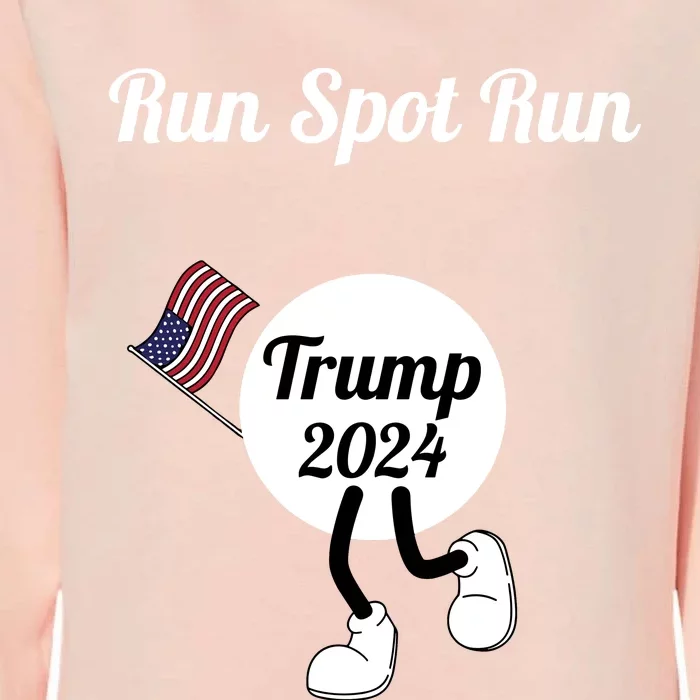 Run Spot Run Trump 2024 Womens California Wash Sweatshirt