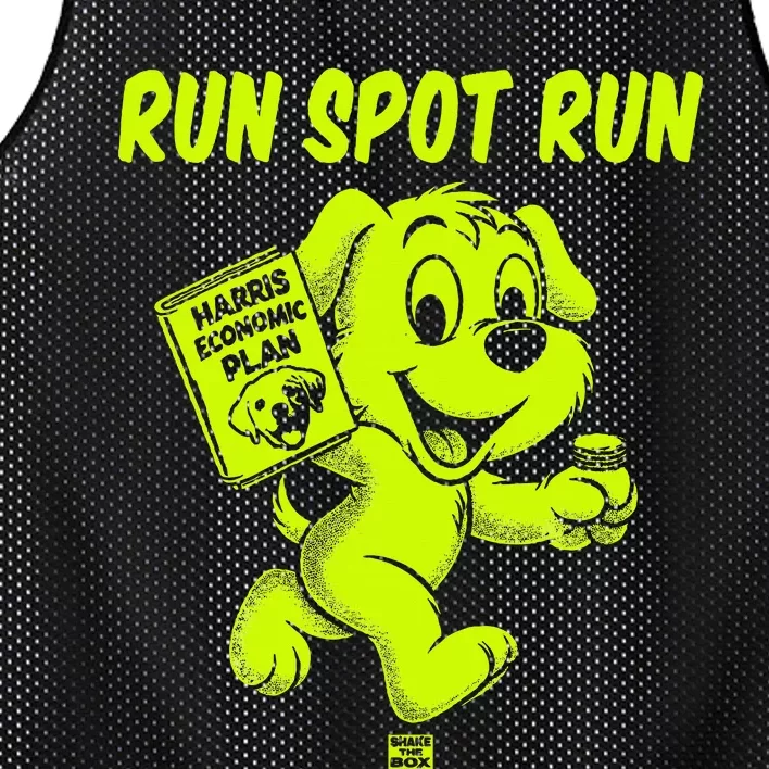 Run Spot Run Harris Economic Plan Mesh Reversible Basketball Jersey Tank