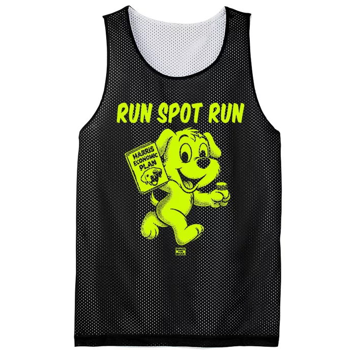 Run Spot Run Harris Economic Plan Mesh Reversible Basketball Jersey Tank