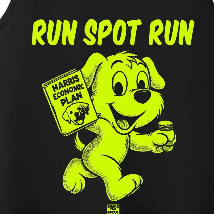 Run Spot Run Harris Economic Plan Performance Tank