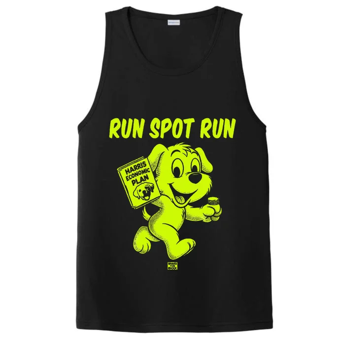 Run Spot Run Harris Economic Plan Performance Tank