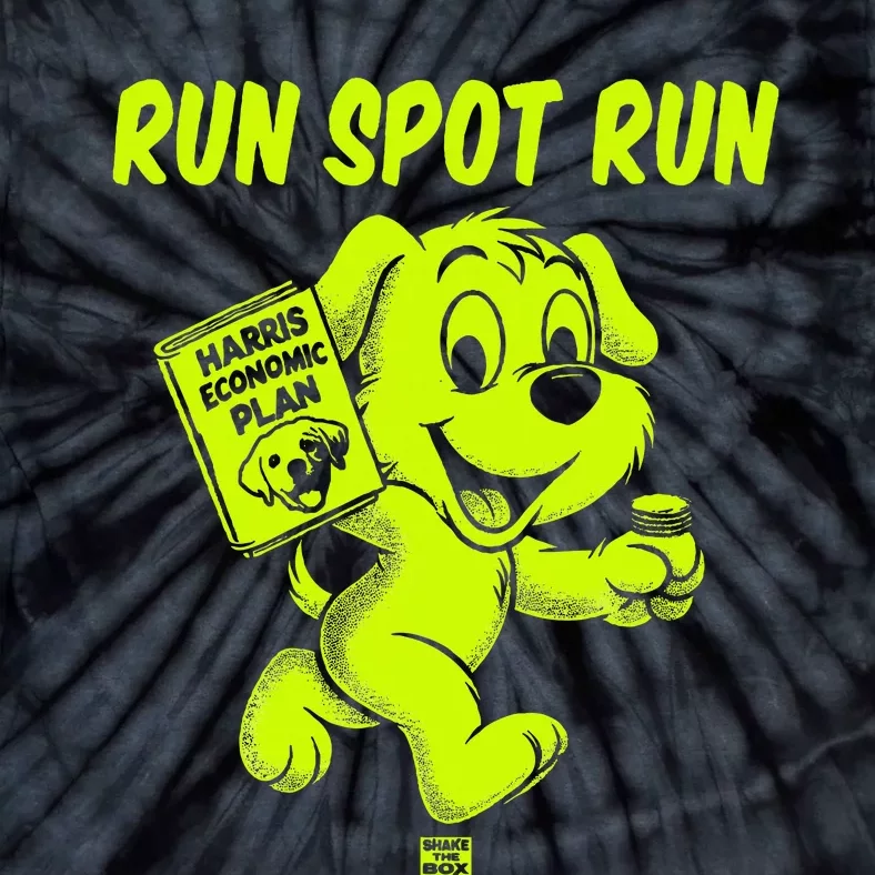 Run Spot Run Harris Economic Plan Tie-Dye T-Shirt