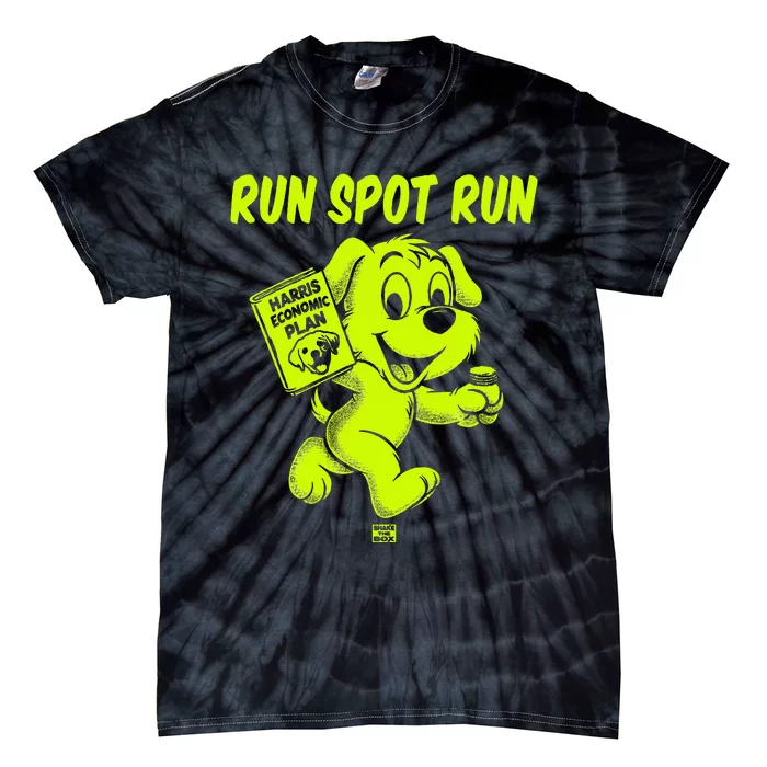 Run Spot Run Harris Economic Plan Tie-Dye T-Shirt