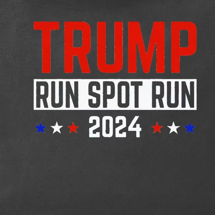 Run Spot Run Run Spot Run Trump 2024 Zip Tote Bag