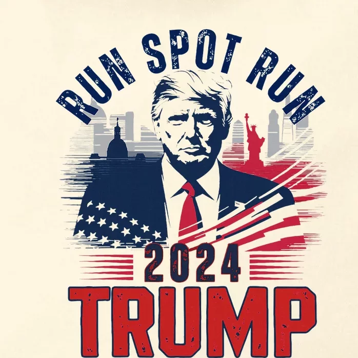 Run Spot Run Trump 2024 Zip Tote Bag