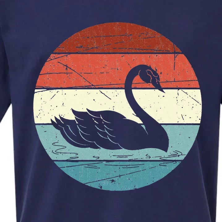 Retro Swan Sueded Cloud Jersey T-Shirt