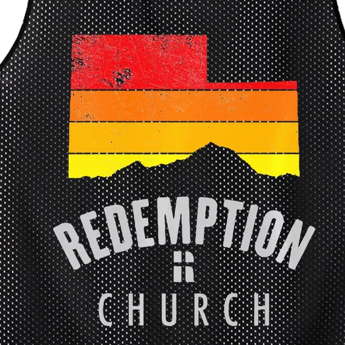 Redemption Sunset Mesh Reversible Basketball Jersey Tank