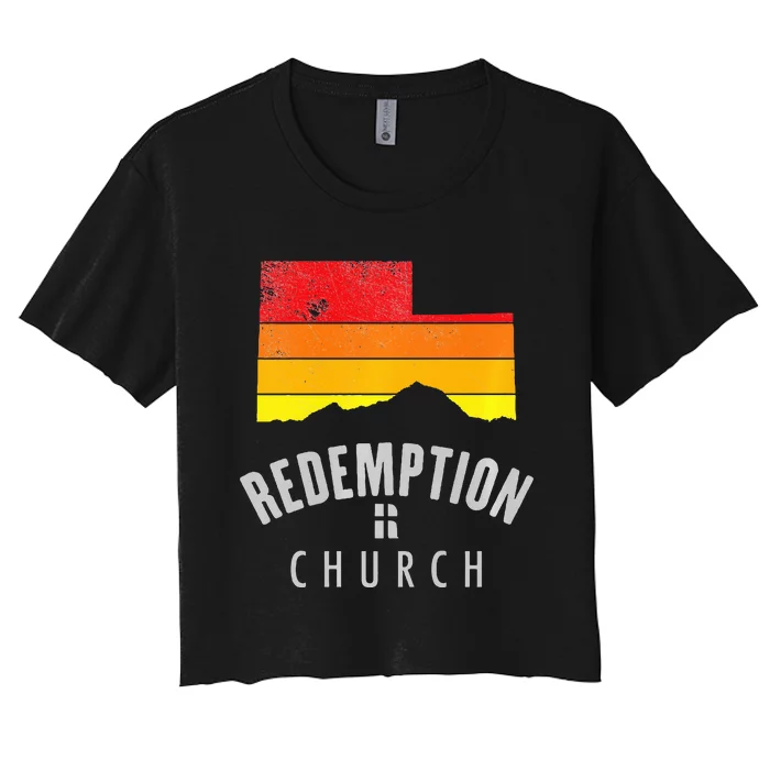 Redemption Sunset Women's Crop Top Tee