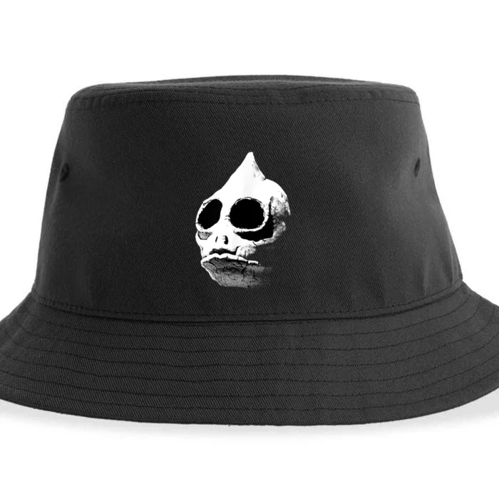 Retro Sleestak Reptilian Skull Graphic Sustainable Bucket Hat