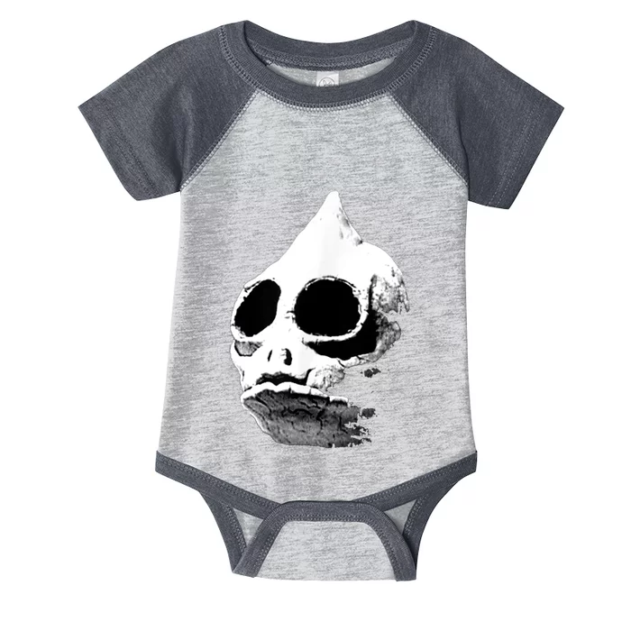 Retro Sleestak Reptilian Skull Graphic Infant Baby Jersey Bodysuit