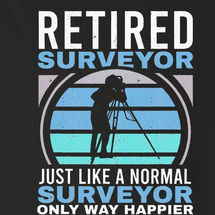 Retired Surveyor Surveying Grandpa Tripod Land Surveyor Toddler Long Sleeve Shirt