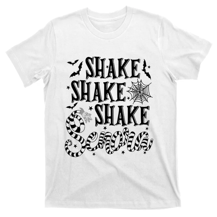 Retro Shake Senora Funny Skeleton Halloween Meme T-Shirt