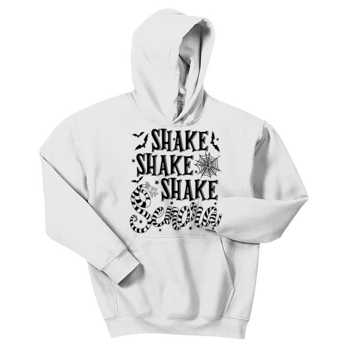 Retro Shake Senora Funny Skeleton Halloween Meme Kids Hoodie