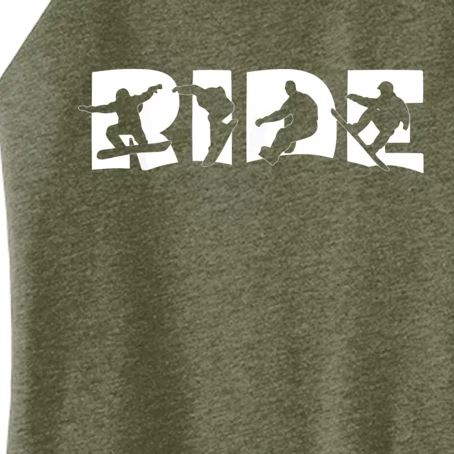 RIDE Snowboard Snowboarding Gift, Snowboarding Women’s Perfect Tri Rocker Tank