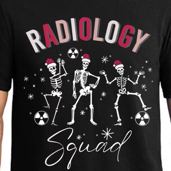 Radiology Squad Skeleton Christmas Radiologist Xray Tech Gift Pajama Set