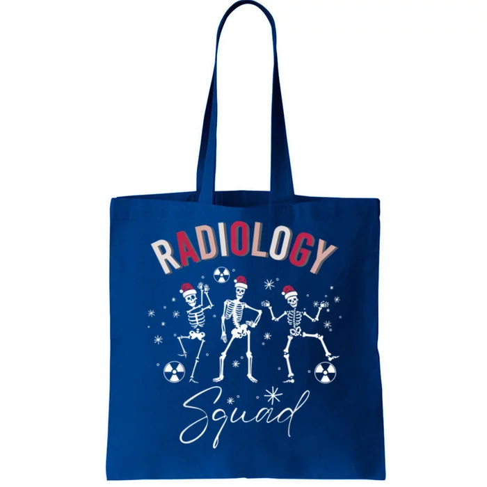 Radiology Squad Skeleton Christmas Radiologist Xray Tech Gift Tote Bag