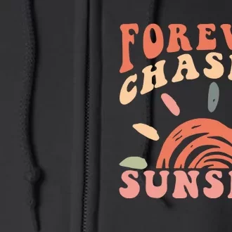 Retro Sunsets Summer Vacation Beach Full Zip Hoodie