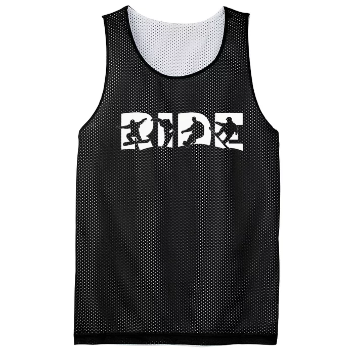 Ride Snowboard Snowboarding Gift Snowboarding Mesh Reversible Basketball Jersey Tank