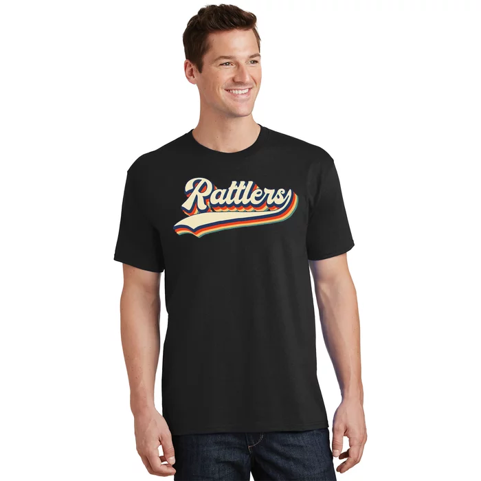 Rattlers School Sports Name Vintage Retro Gift T-Shirt