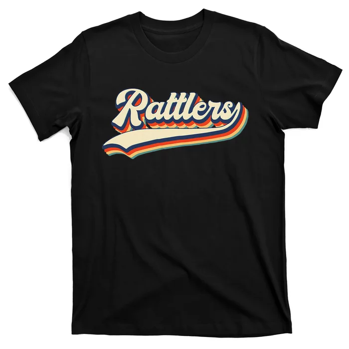 Rattlers School Sports Name Vintage Retro Gift T-Shirt