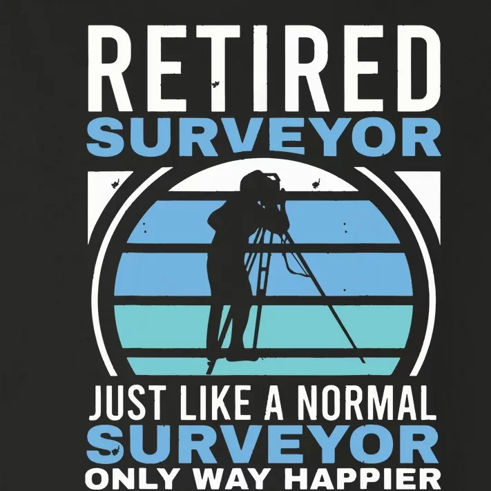 Retired Surveyor Surveying Grandpa Tripod Land Surveyor Toddler Long Sleeve Shirt