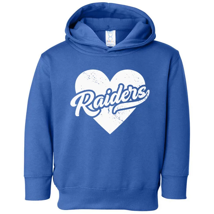 Raiders School Spirit Go Raiders Love Toddler Hoodie