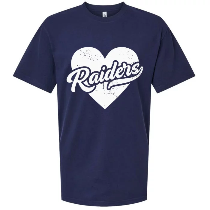 Raiders School Spirit Go Raiders Love Sueded Cloud Jersey T-Shirt