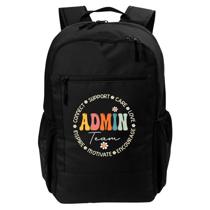 Retro School Secretary Admin Appreciation Week Admin Team Daily Commute Backpack