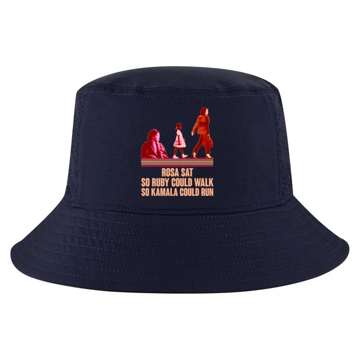 Rosa Sat So Ruby Could Walk So Kamala Could Run Kamala Harris 2024 Cool Comfort Performance Bucket Hat