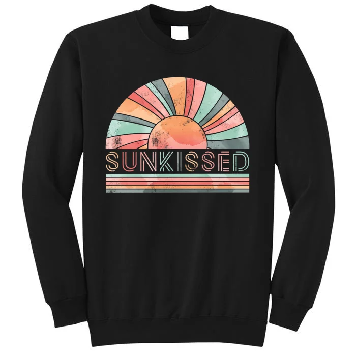 Retro Sunkissed Summer Vacation Retro Sunlight Vintage Vacation Tall Sweatshirt