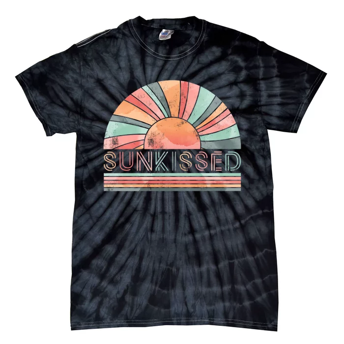 Retro Sunkissed Summer Vacation Retro Sunlight Vintage Vacation Tie-Dye T-Shirt