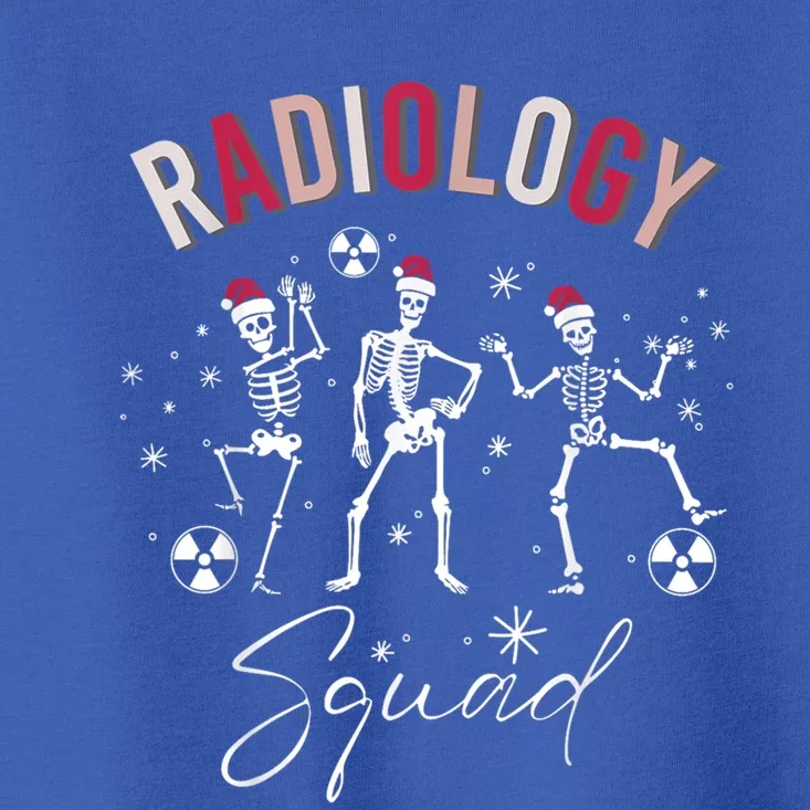 Radiology Squad Skeleton Christmas Radiologist Xray Tech Cute Gift Toddler T-Shirt