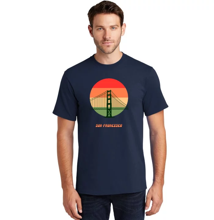 Retro Sun San Francisco Tall T-Shirt