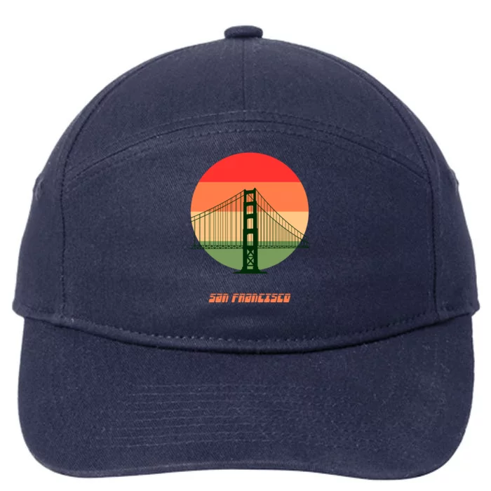 Retro Sun San Francisco 7-Panel Snapback Hat