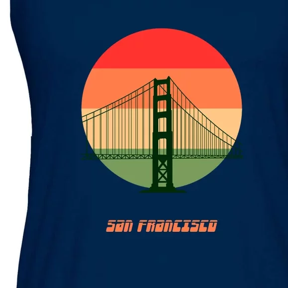 Retro Sun San Francisco Ladies Essential Flowy Tank