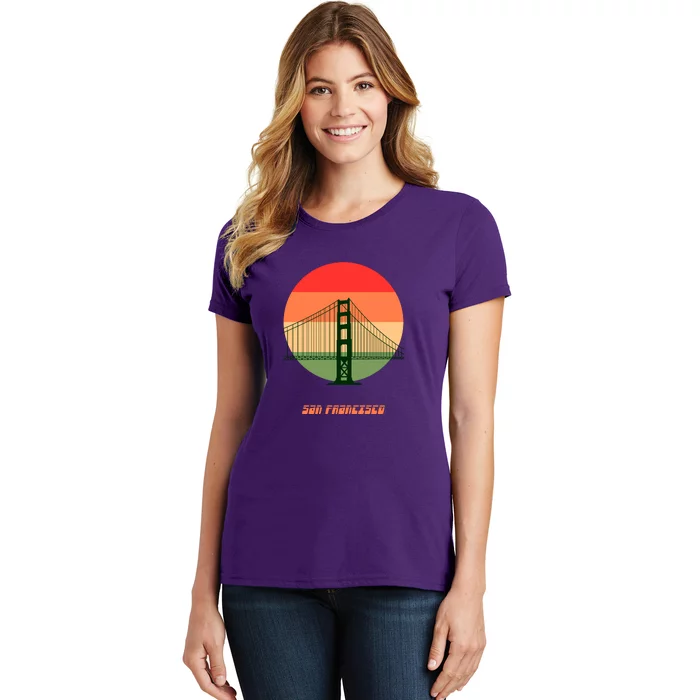 Retro Sun San Francisco Women's T-Shirt