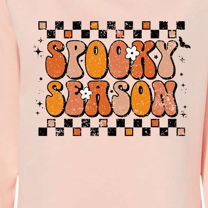 Retro Spooky Season Halloween Preppy Witch Womens California Wash Sweatshirt