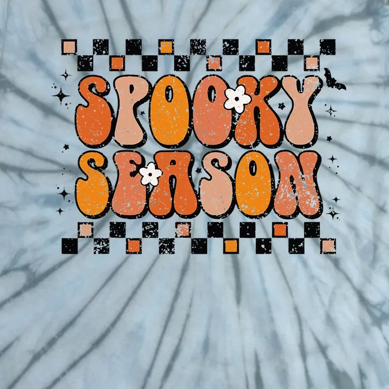 Retro Spooky Season Halloween Preppy Witch Tie-Dye T-Shirt