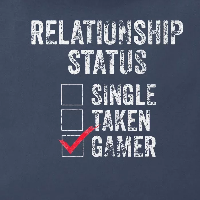 Relationship Status Single Taken Gamer Video Gamer Zip Tote Bag