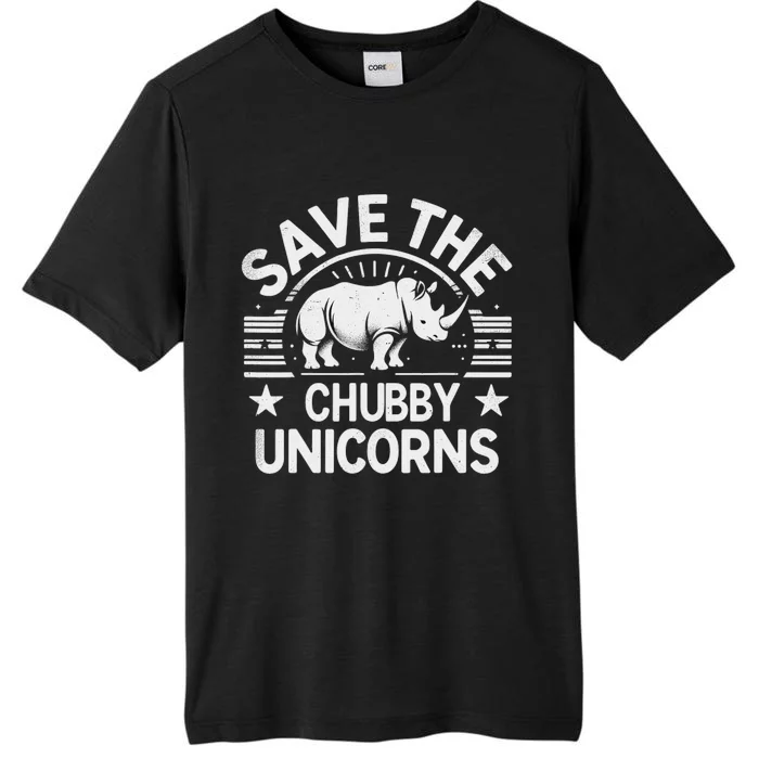 Rhino Save The Cubby Unicorns Rhinoceros ChromaSoft Performance T-Shirt