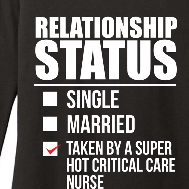 Relationship Status Taken By Super Hot Critical Care Nurse Gift Womens CVC Long Sleeve Shirt