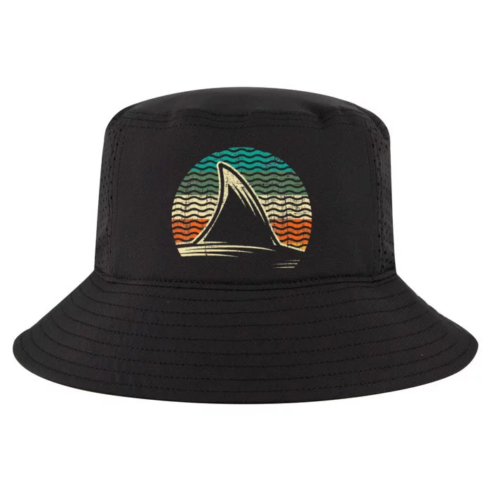 Retro Shark Tail Marine Biologist Shark Lovers Wildlife Cool Comfort Performance Bucket Hat