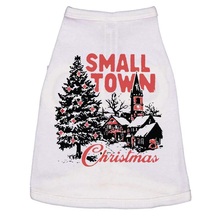 Retro Small Town Christmas Doggie Tank